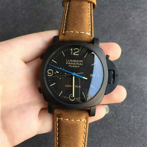 panerai 1950 flyback replica|genuine panerai watch case.